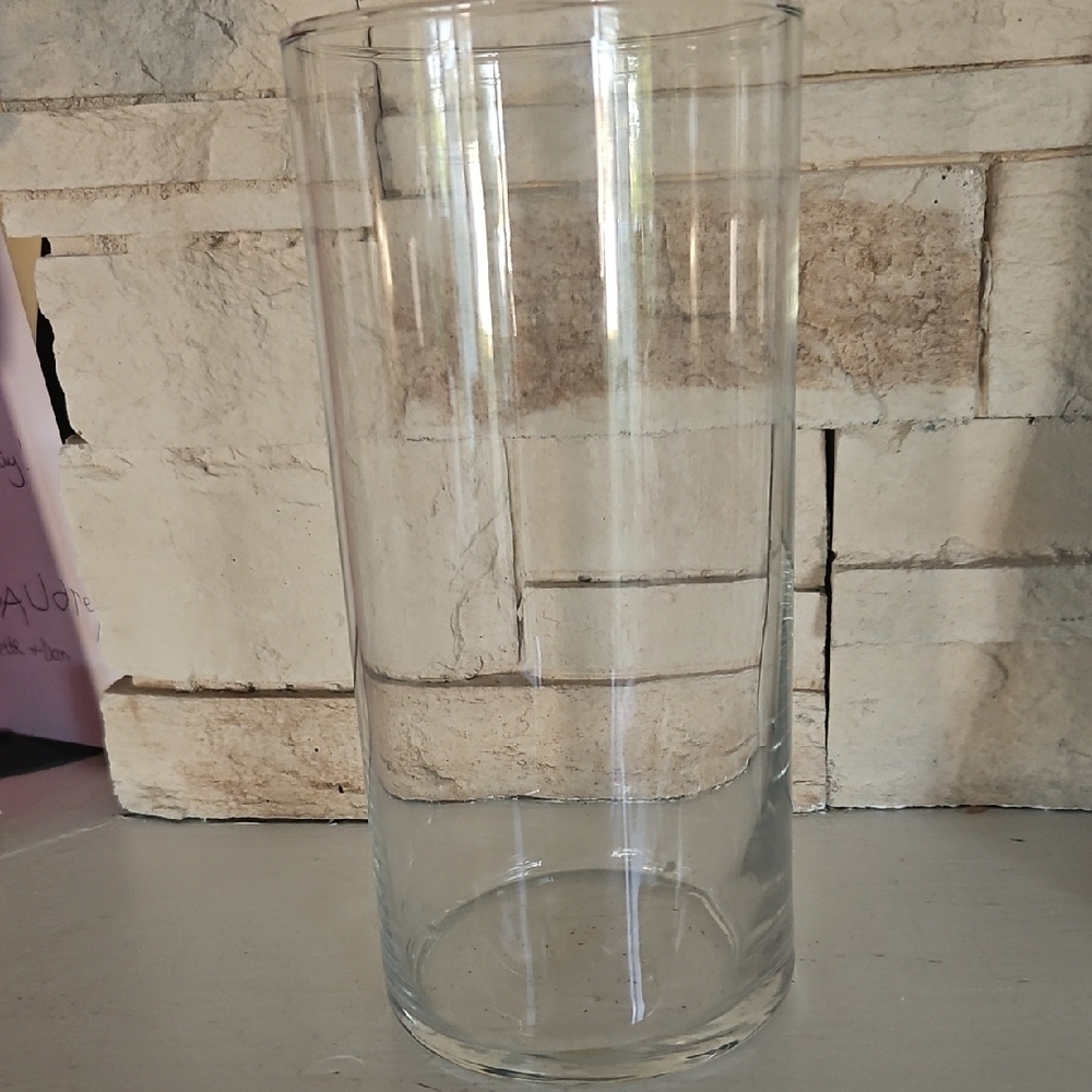 Clear Glass Vase